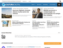 Tablet Screenshot of culturadigital.br
